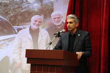 یادبود شهید سپهبد سلیمانی در دانشگاه علوم پزشکی استان سمنان 